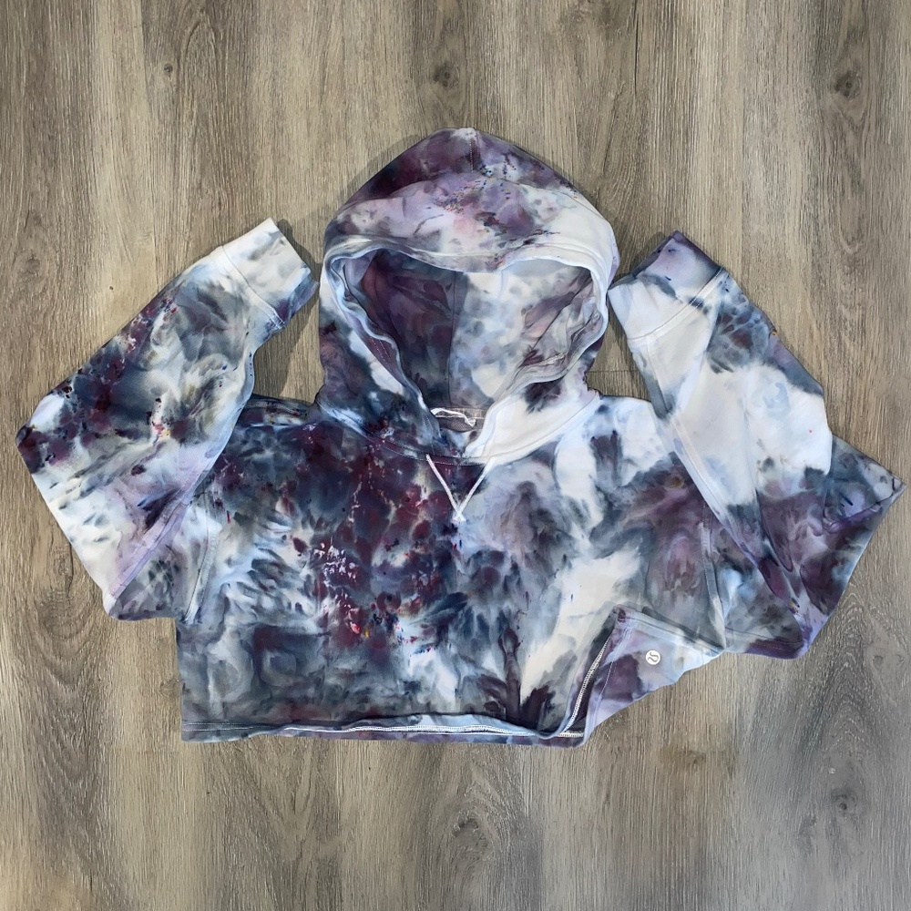 💫 Lululemon REMXD CUSTOM - All Yours Cropped Hoodie - Size 6 💫 - Picture 1 of 4